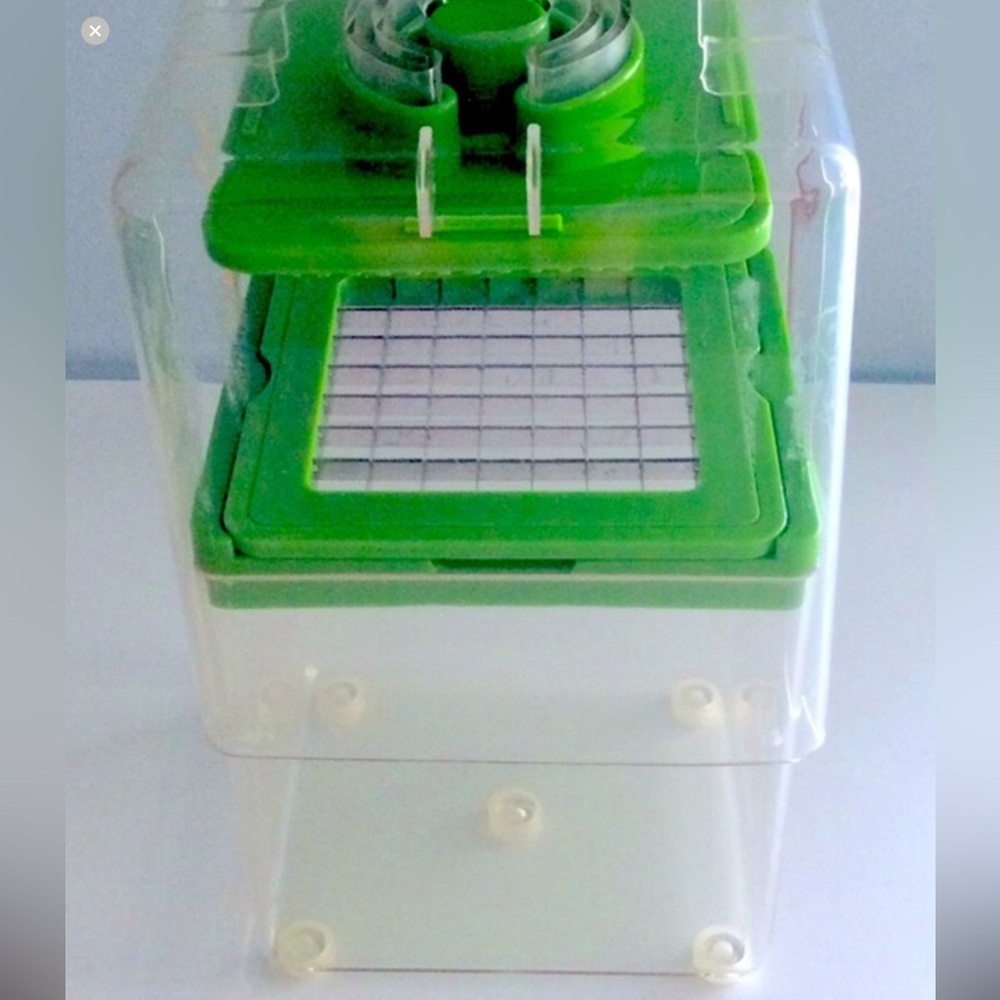 Vegetable Slicer has 2 Different shape Slicers.